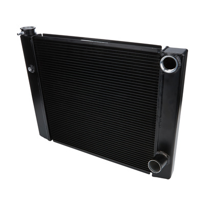 19x26 Dual Pass Radiator Black