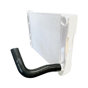 Dirt Late Model Molded Silicone Lower Radiator Hose- Black